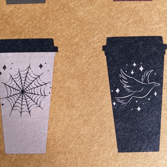 Starbucks 2019 Halloween Collection Spooky Reusable Cups -Set of 6 16 oz Large - Picture 8 of 13